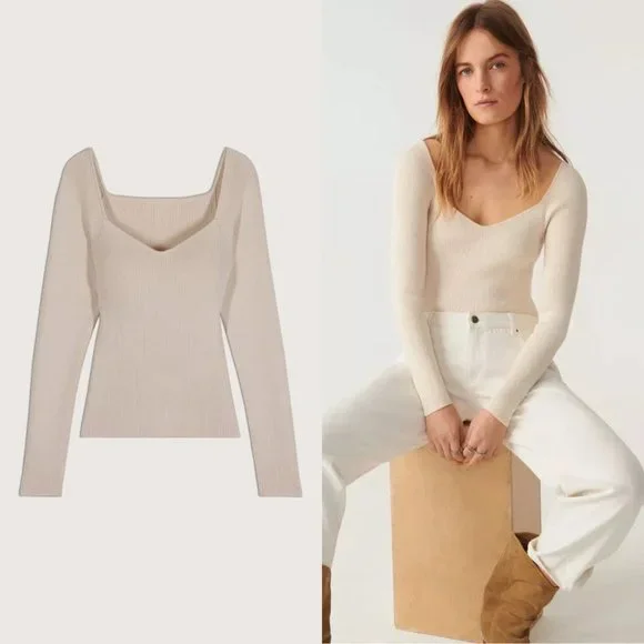 Ba&Sh Olaf ribbed pullover sweater FINAL PRICE NO OFFERS CONSIDERED - Picture 3 of 7